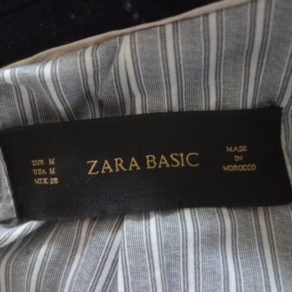 Zara Basic Glen 534 Made in Morocco 170/88A Size M Blazer - Picture 10 of 16
